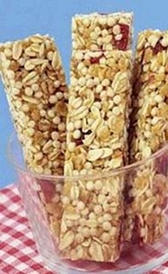 vitaminas de las barritas de cereales con melocotón y albaricoque