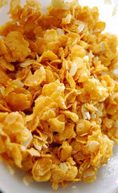 cereales de desayuno con base de maíz azucarados, alimento rico en vitamina B2