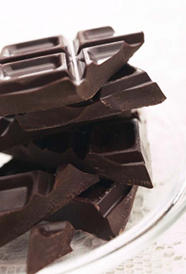calorías del chocolate negro