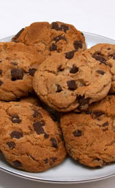 galletas cookie, alimento rico en sodio y carbohidratos