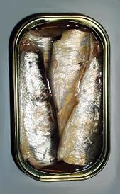 sardinas en aceite, alimento rico en vitamina B7 y yodo