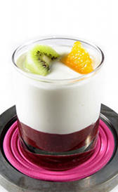carbohidratos del yogurt con fruta entero