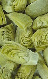alcachofas congeladas, alimento preteneciente a la categoría de los verduras congeladas