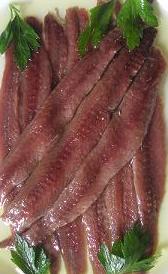 anchoas en aceite, alimento preteneciente a la categoría de los pescados en conserva