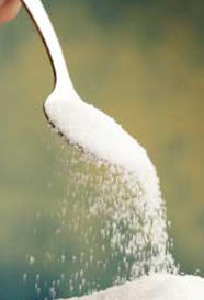 minerales del azúcar blanco