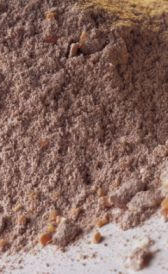 proteínas del cacao en polvo azucarado