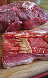 carne de jabalí, alimento rico en fósforo y potasio