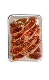 chuletas de cordero, alimento preteneciente a la categoría de los carne de cordero