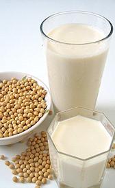 vitaminas de la leche de soja