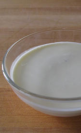 minerales de la nata liquida para cocinar
