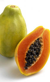 papaya, alimento rico en vitamina B9 y vitamina C