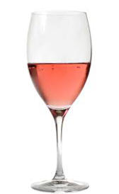 calorías del vino rosado