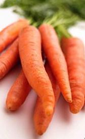 zanahoria, alimento rico en potasio y fibra